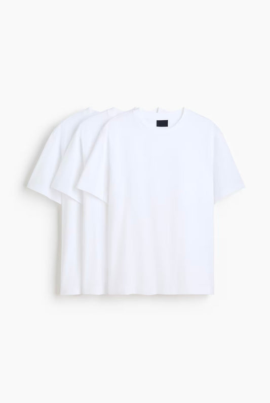 Framds Korta Slim fit T-Shirt 3 Pack