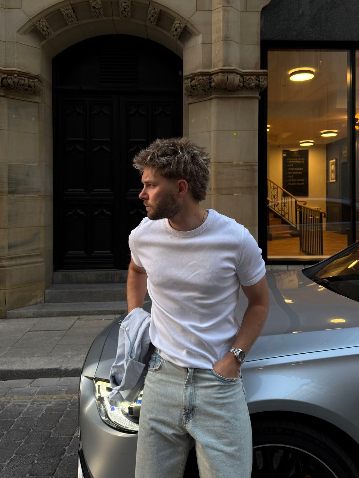 Framds Korta slim fit t-shirt